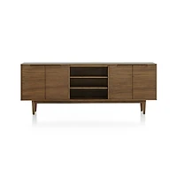 Tate 80" Walnut Storage Media Console