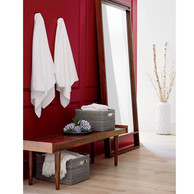 Tate 54" Walnut Slatted Bench