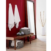 Tate 54" Walnut Slatted Bench