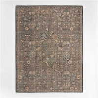 Tavira Performance Traditional Blue Handknotted Area Rug 6'x9'