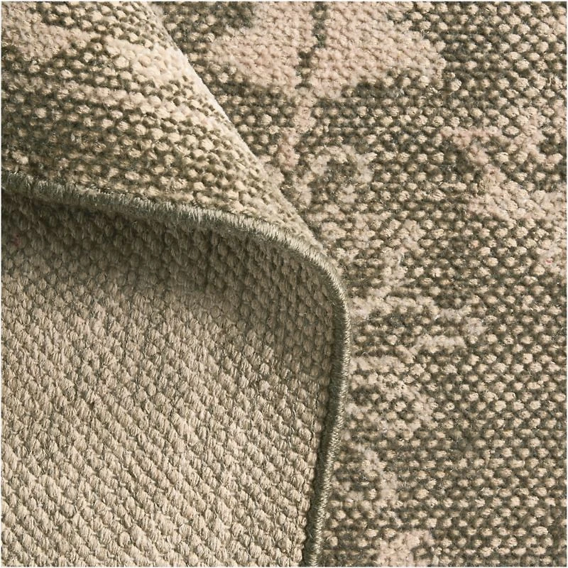 Tavira Performance Traditional Green Handknotted Area Rug 9'x12'