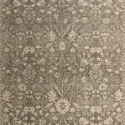 Tavira Performance Traditional Green Handknotted Area Rug 9'x12'