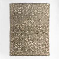 Tavira Performance Traditional Green Handknotted Area Rug 9'x12'