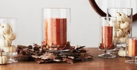 Faux White Pumpkin Bowl & Vase Filler