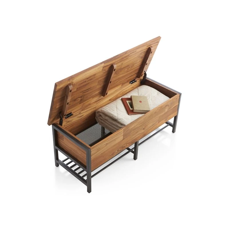 Teca Storage Trunk-Bench