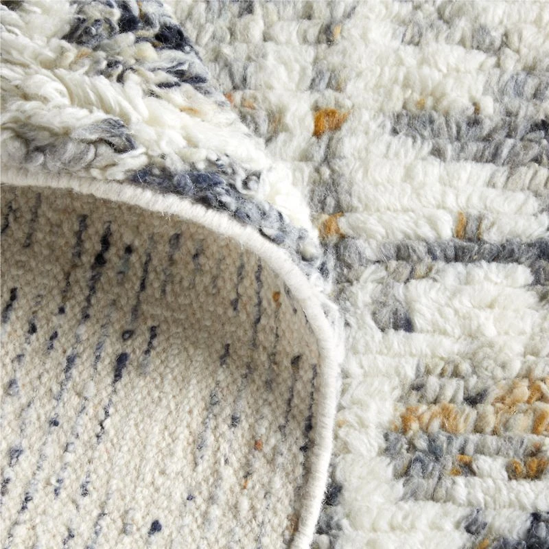 Telluride Wool Hand-Knotted Blue Area Rug 8'x10'