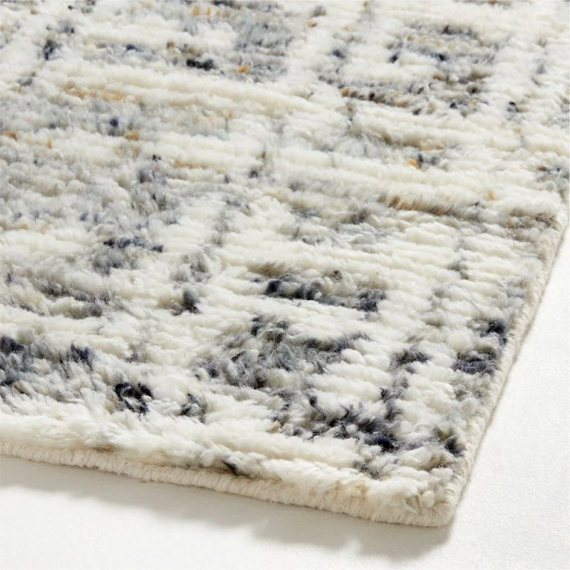 Telluride Wool Hand-Knotted Blue Area Rug 8'x10'