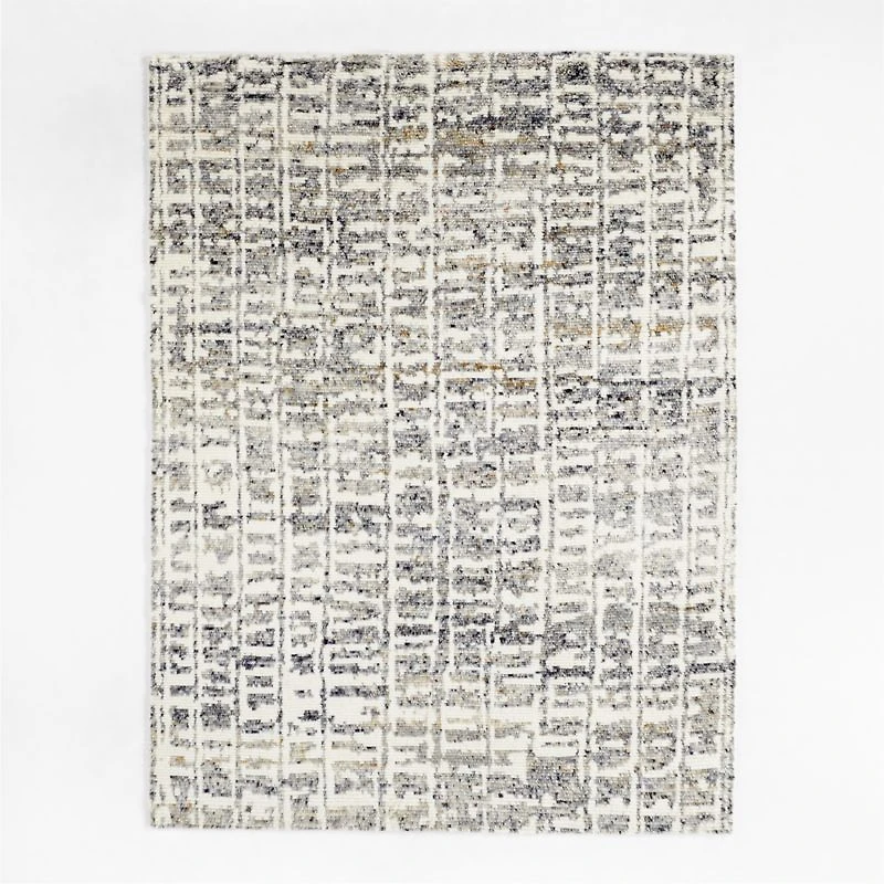 Telluride Wool Hand-Knotted Blue Area Rug 8'x10'