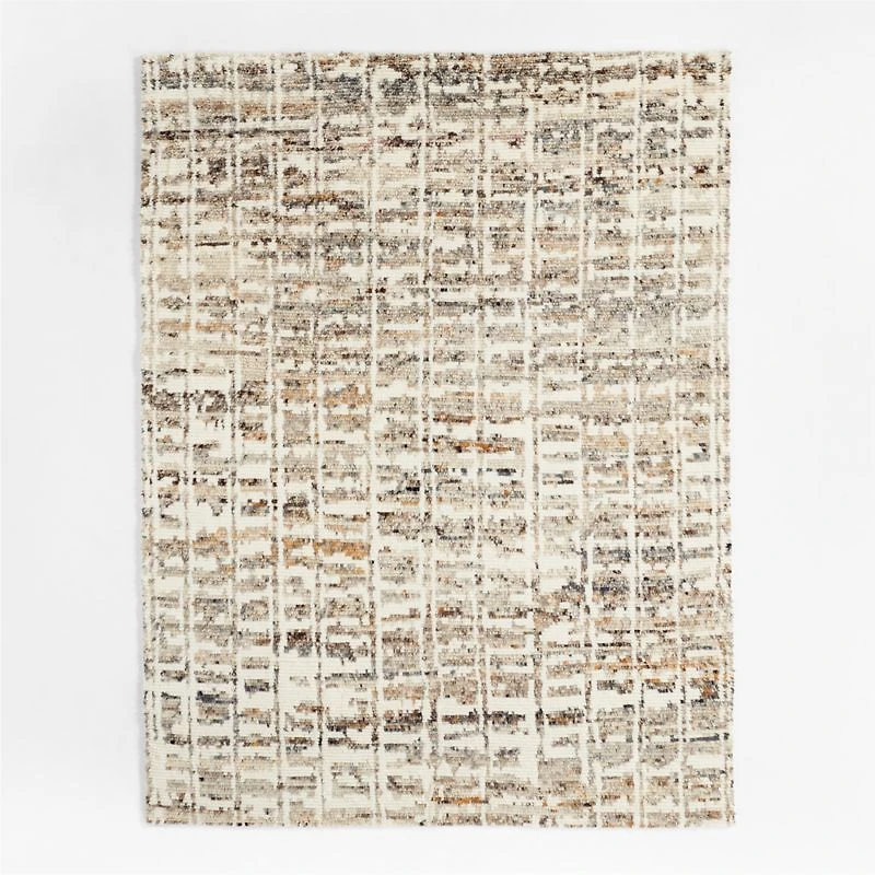 Telluride Wool Hand-Knotted Tan Area Rug 10'x14'