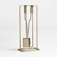 Telum Brass Fireplace Tools
