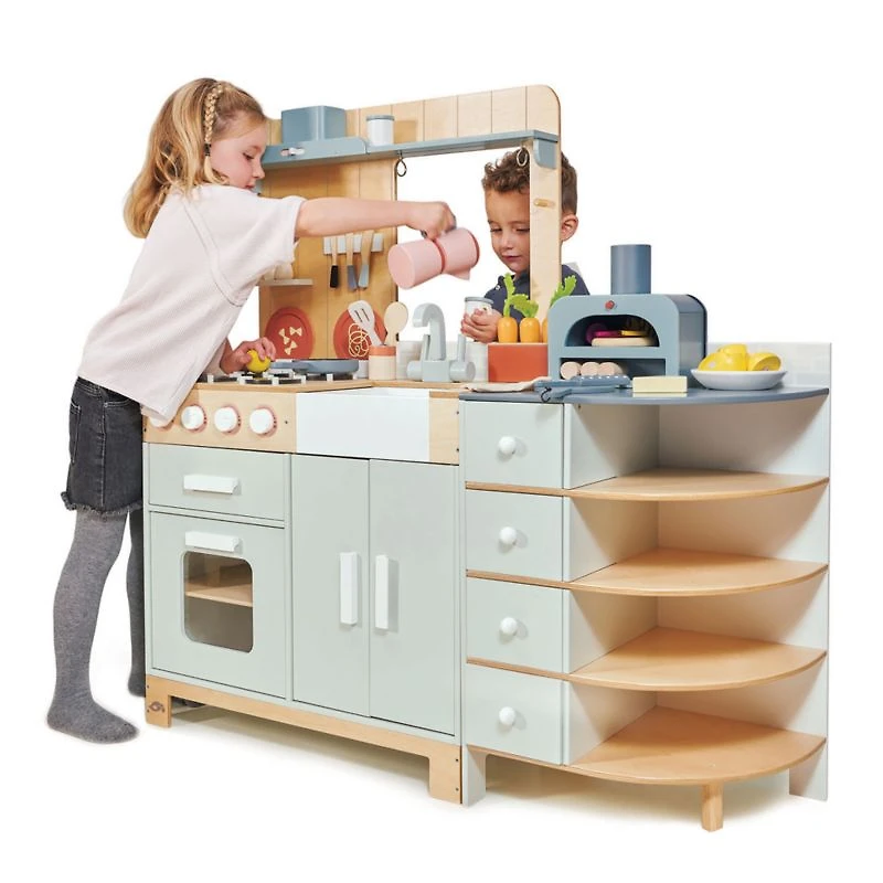 Tender Leaf La Fiamma Grand Kids Wooden Play Kitchen