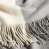 Tepi 70"x55" Grey Throw Blanket