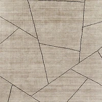 Teramo Performance Handwoven Abstract Dark Taupe Area Rug 6'x9'