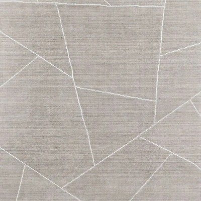 Teramo Performance Handwoven Abstract Grey Area Rug 9'x12'