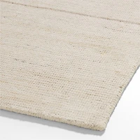 Teramo Performance Handwoven Abstract Ivory Area Rug 6'x9'