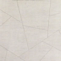 Teramo Performance Handwoven Abstract Ivory Area Rug 6'x9'