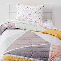 Pieced Geo Baby Crib Quilt
