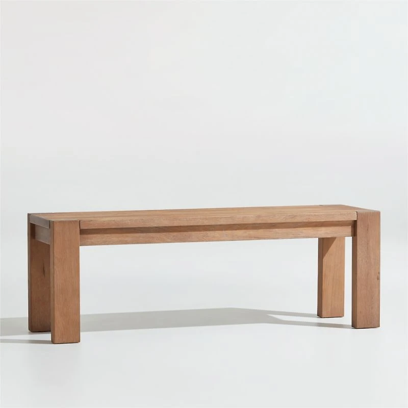 Terra 51" Smoke Oak Dining Bench