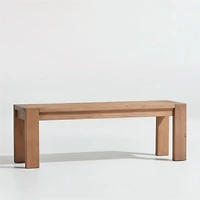 Terra 51" Smoke Oak Dining Bench