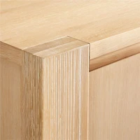 Terra 72" Natural White Oak Solid Wood Credenza