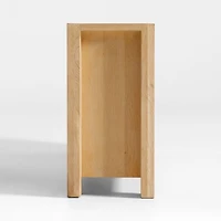 Terra 72" Natural White Oak Solid Wood Credenza
