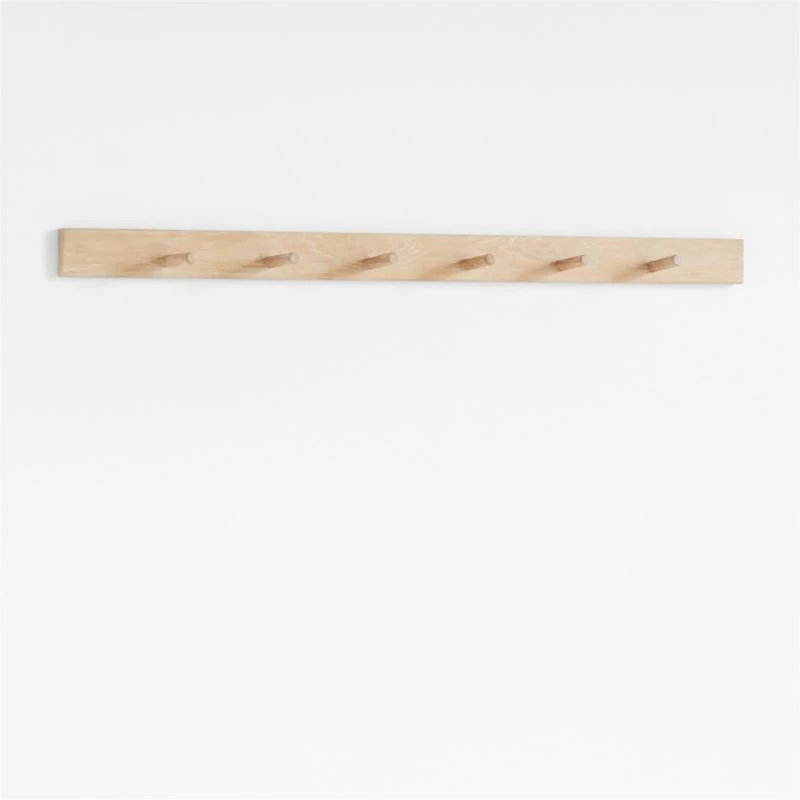 Terra Natural White Oak Wood Wall Hooks