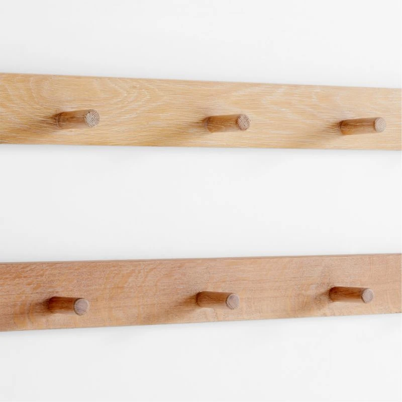 Terra Natural White Oak Wood Wall Hooks