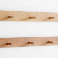 Terra Natural White Oak Wood Wall Hooks