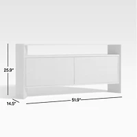Terrazza 52" 2-Door Storage Media Console