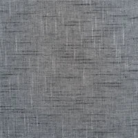 Mist Blue Textural Organic Cotton Chambray Blackout Window Curtain Panel 44"x84"