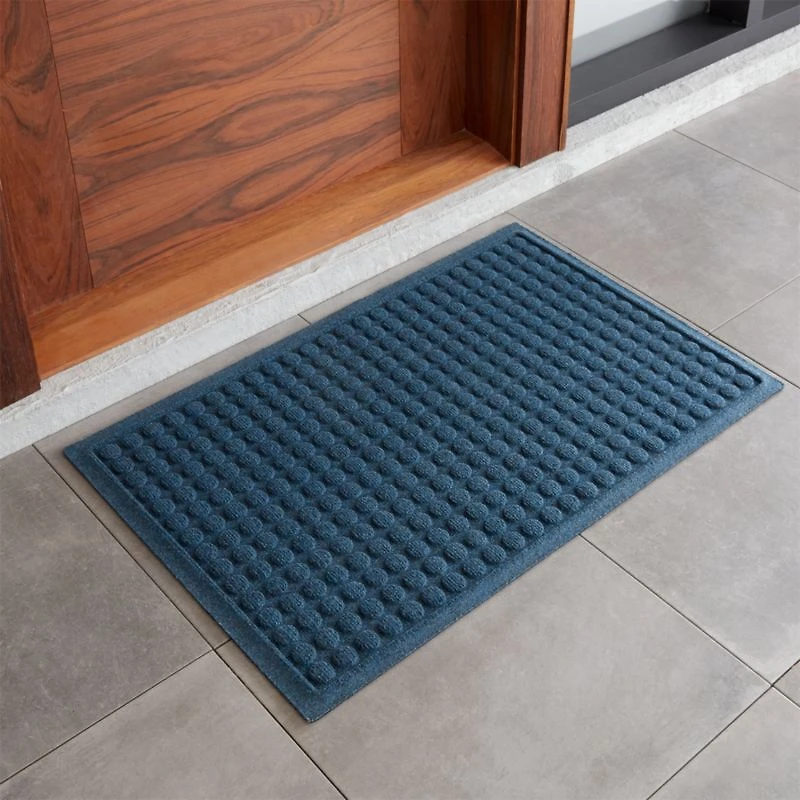 Thirsty Dots ™ Blue 34"x22" Doormat
