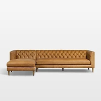 Thurston Leather 2-Piece Sectional Sofa
