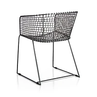 Tig Metal Barrel Dining Chair