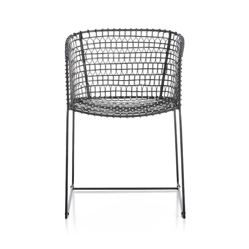 Tig Metal Barrel Dining Chair