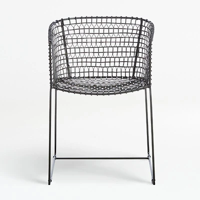 Tig Metal Barrel Dining Chair