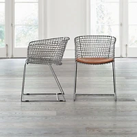 Tig Metal Barrel Dining Chair