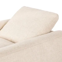Tillery Antigo Natural Fabric Power Recliner Accent Chair