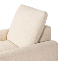 Tillery Antigo Natural Fabric Power Recliner Accent Chair