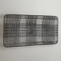 'Tobacco' Basket Metal Wall Art 56"x26"