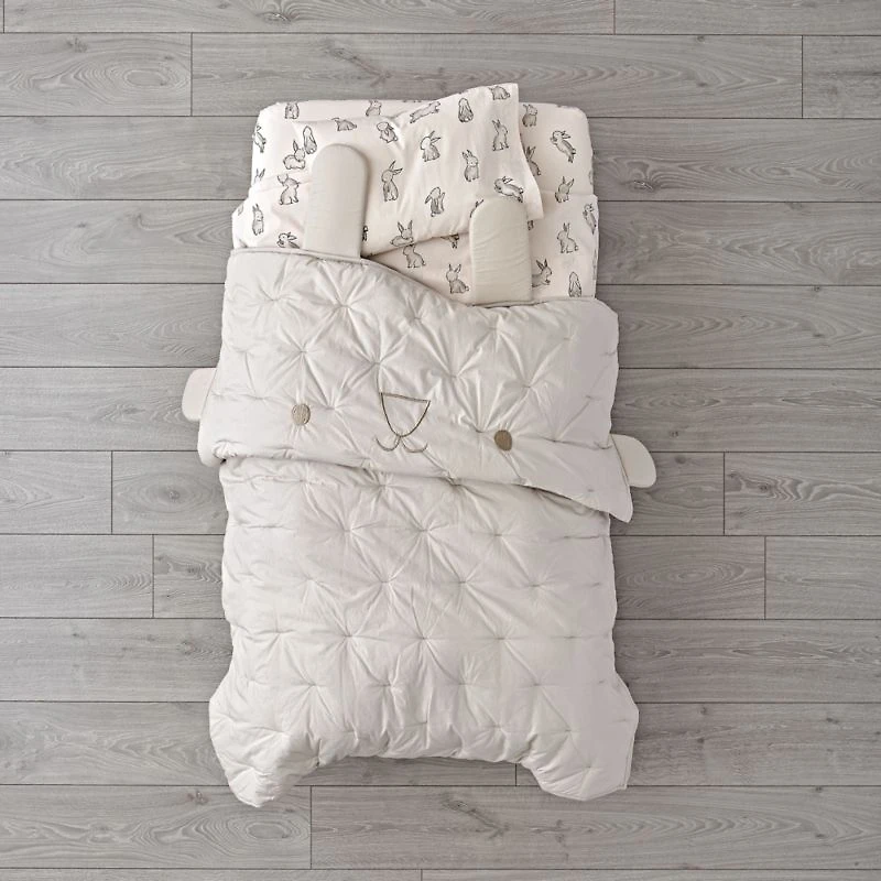 Organic Bunny Toddler Sheet Set