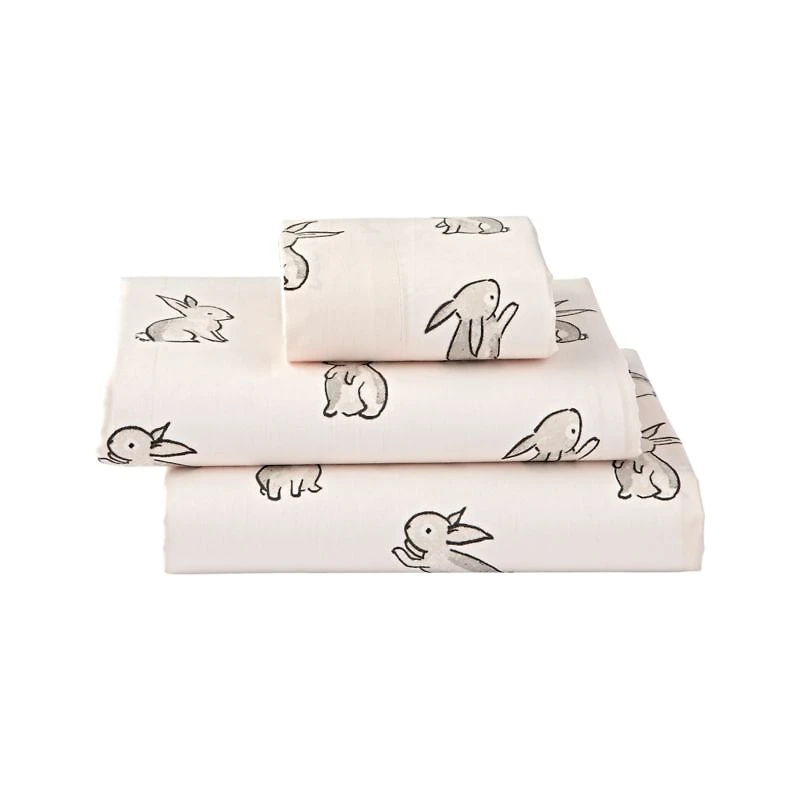 Organic Bunny Toddler Sheet Set