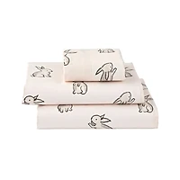 Organic Bunny Toddler Sheet Set
