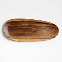 Tondo Acacia Wood Long Oblong Platter