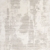 Tottori Viscose Abstract Handwoven Grey Area Rug 12'x15'