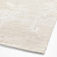 Tottori Viscose Abstract Handwoven Ivory Area Rug 9'x12'