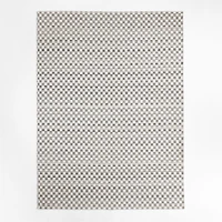 Toulouse Checkered Slate Blue Area Rug 6'x9'