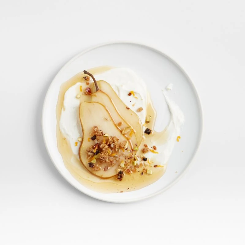 Tour White Porcelain Salad Plate
