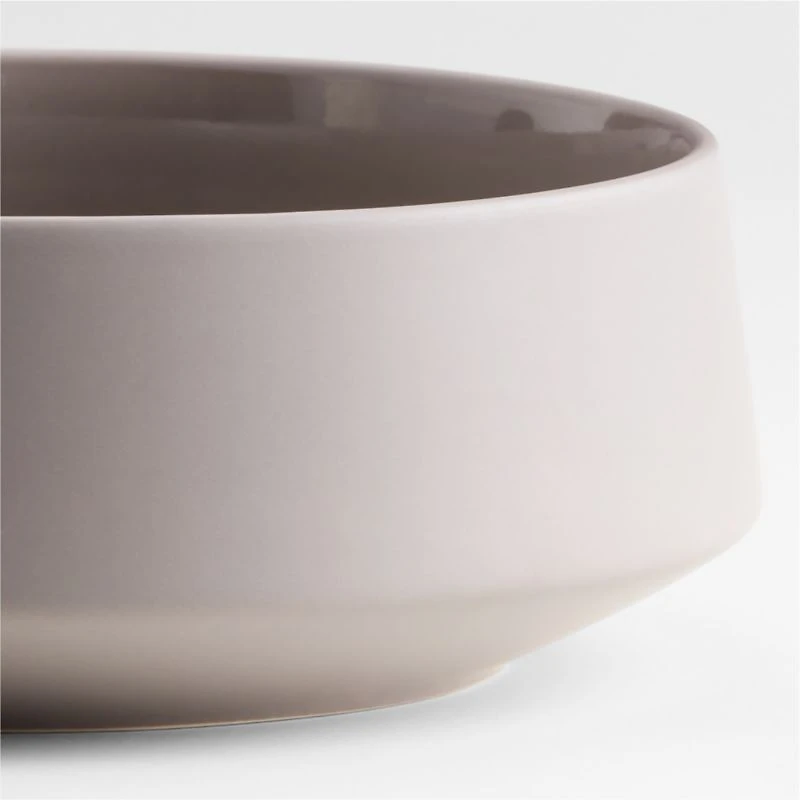Tour Taupe Porcelain Cereal Bowl