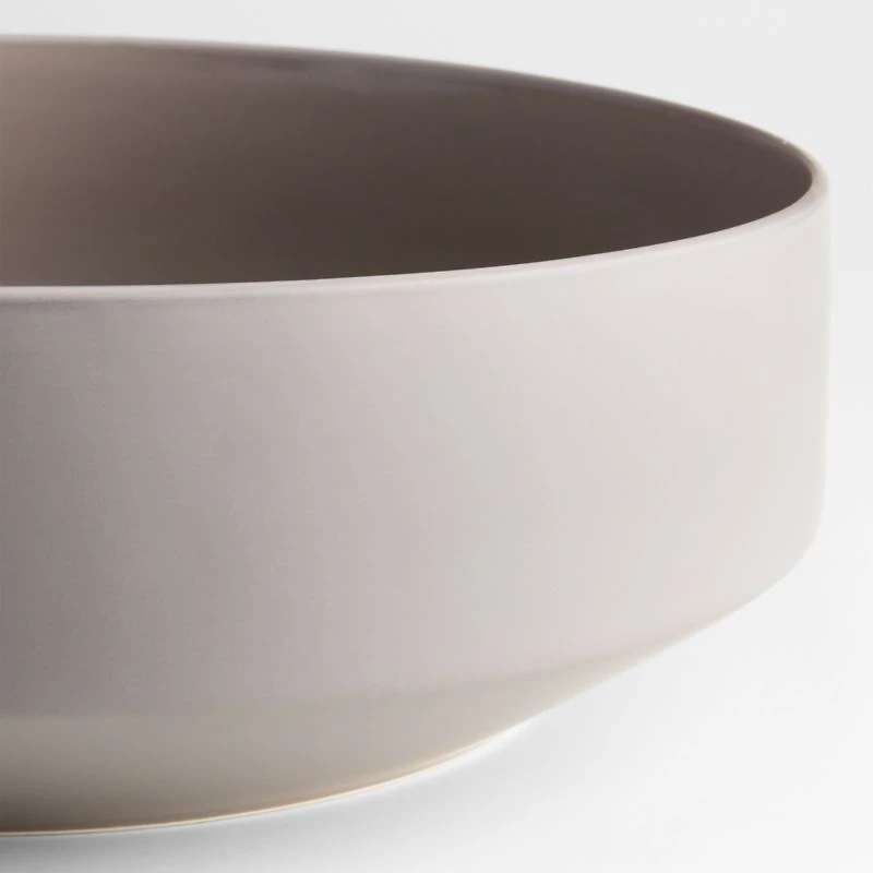 Tour Taupe 12" Porcelain Serving Bowl