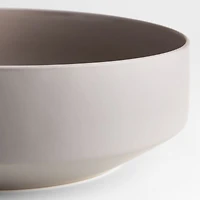 Tour Taupe 12" Porcelain Serving Bowl